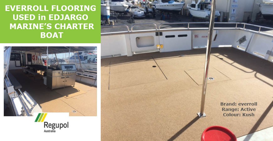 Everroll Flooring used in Charter Boat