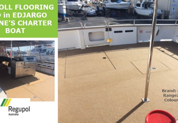 Everroll Flooring used in Charter Boat