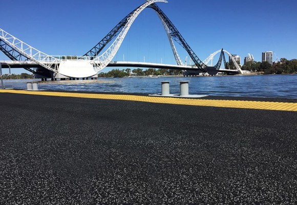 everroll® Rubber Flooring Installed at Burswood Jetty