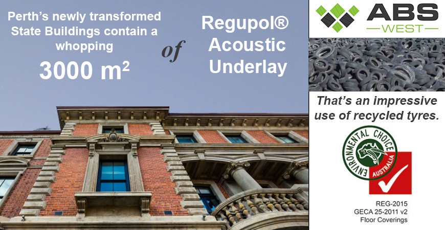State buildings at the 'Old Treasury Precinct' - acoustic underlay