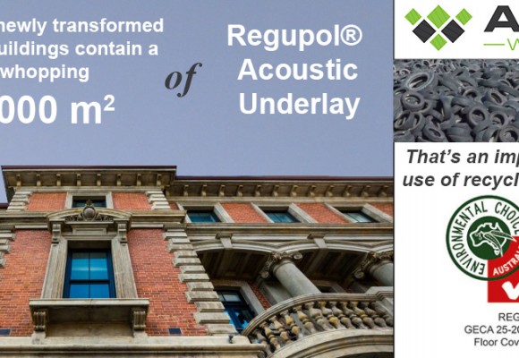 State buildings at the 'Old Treasury Precinct' - acoustic underlay