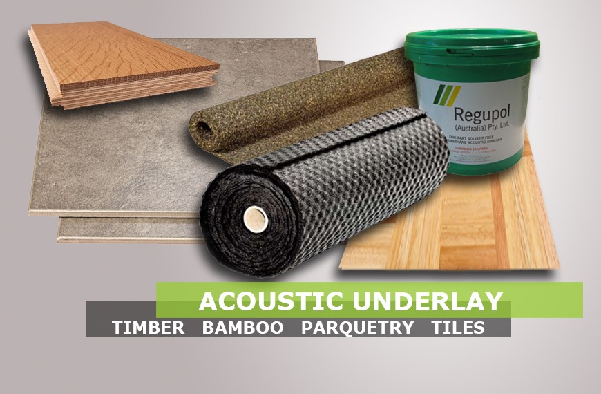 Acoustic Underlay for Timber bamboo parquetry and tiles
