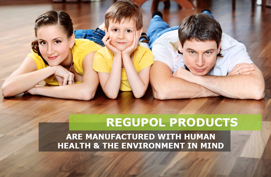 Regupol products are manufactured with human health and the environment in mind